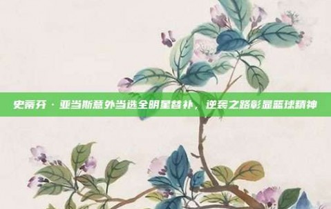 史蒂芬·亚当斯意外当选全明星替补，逆袭之路彰显篮球精神