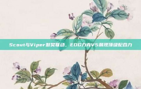 Scout与Viper默契联动，EDG力克V5展现顶级配合力