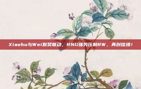 Xiaohu与Wei默契联动，RNG强势压制RW，再创佳绩！