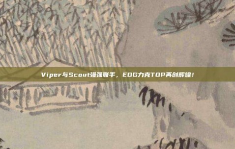 Viper与Scout强强联手，EDG力克TOP再创辉煌！