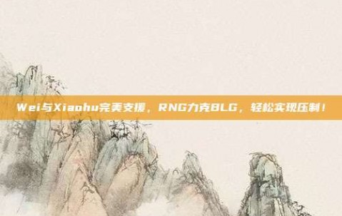 Wei与Xiaohu完美支援，RNG力克BLG，轻松实现压制！