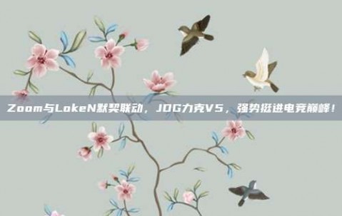 Zoom与LokeN默契联动，JDG力克V5，强势挺进电竞巅峰！