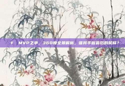 🥇 MVP之争，360度全景解析，谁将手握最后的奖杯？