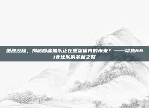 重建过程，揭秘哪些球队正在重塑体育的未来？——聚焦661支球队的革新之路